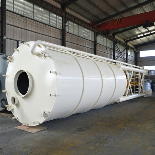 一套石灰料倉(cāng)完工發(fā)貨